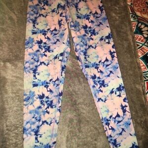 Victoria's Secret Pink Ultimate Pastel Marble Printed Legging XS
